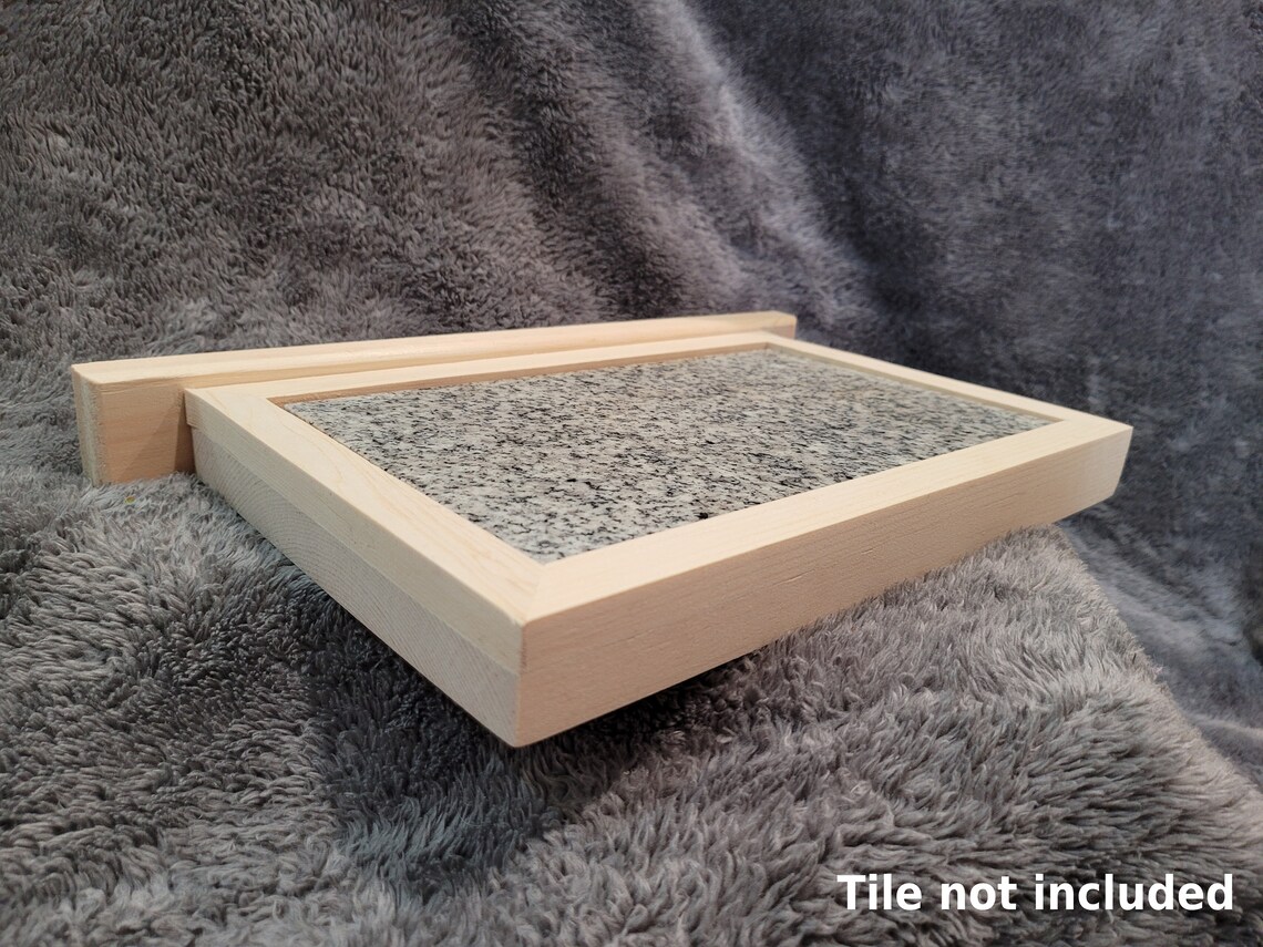 Chinchilla Chiller Tile Ledge With Poop Guard Chinchilla Ledge Etsy