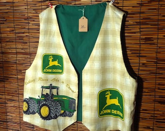 John Deere Vest Unisex Vest Tractor Vest NEW Israel