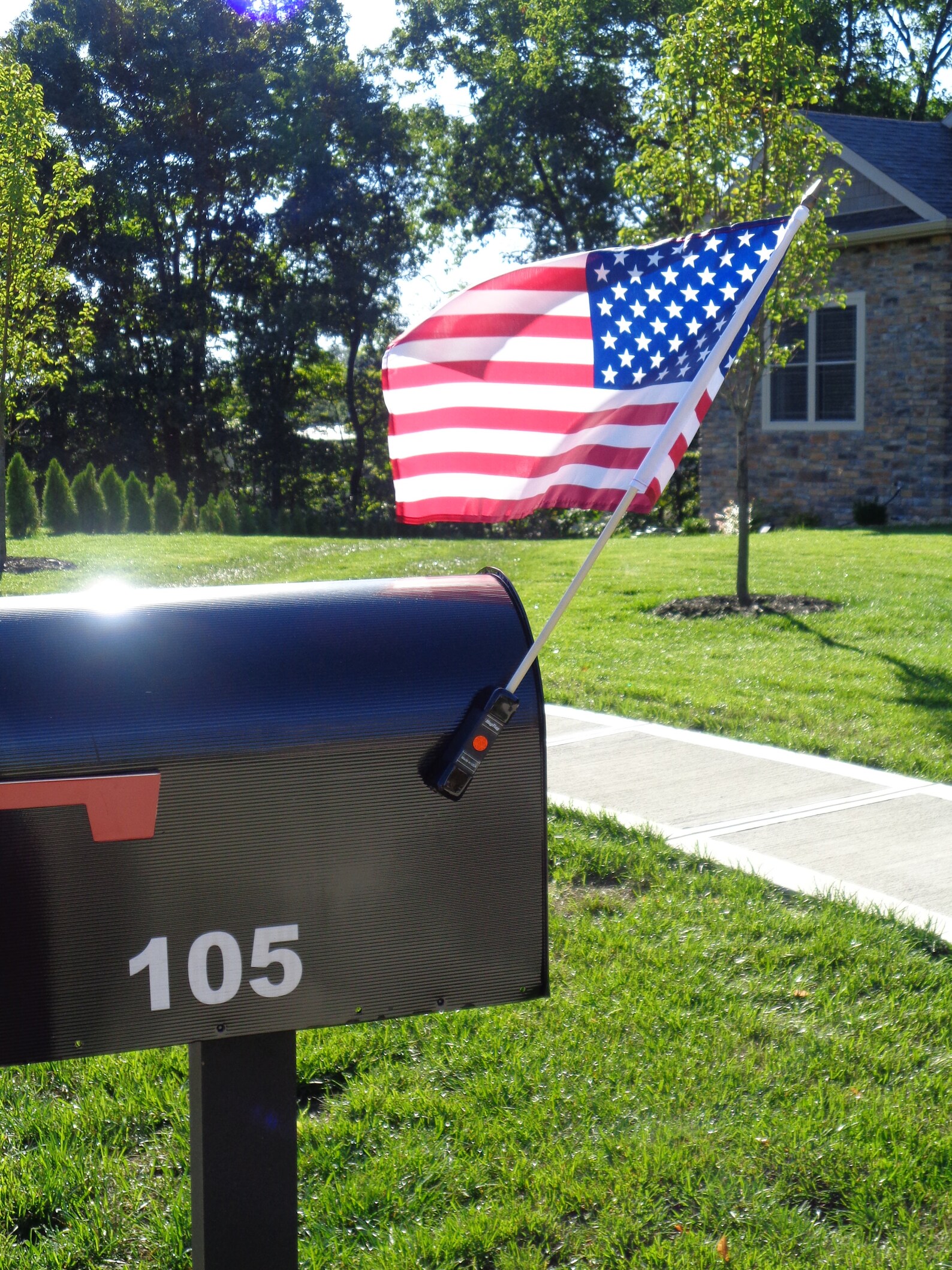 Flag Pole Bracket, Flag Pole Holder. Fly a Flag the Fast, Easy