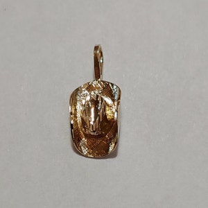 New 14k Cowboy Hat Charm Pendant
