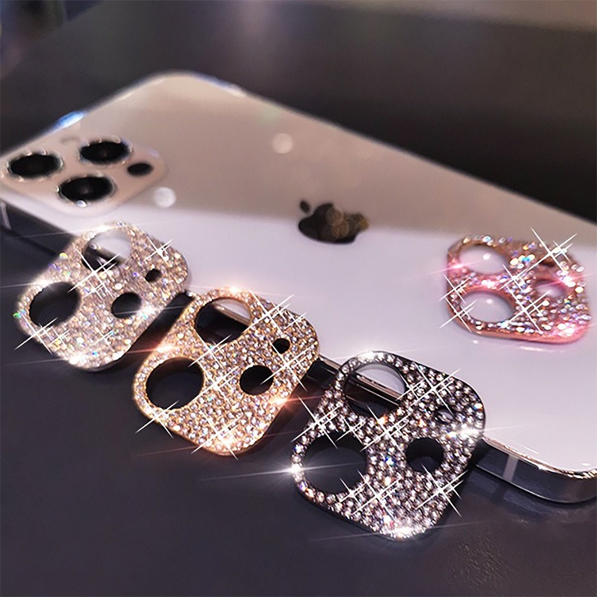 Bling Diamond Camera Lens Cover for iphone 12 Camera Lens Etsy