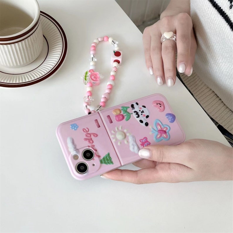 Iphone 14 Pro Max Case Cute Iphone 14 With Strap iphone 14 Etsy