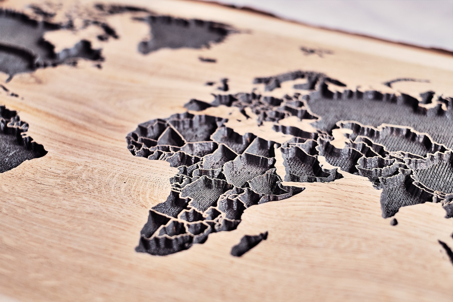 Carte du monde en bois avec pays 3D // Carte du monde Bois 3D Etsy France Carte du monde en bois avec pays 3D // Carte du monde Bois 3D Etsy France