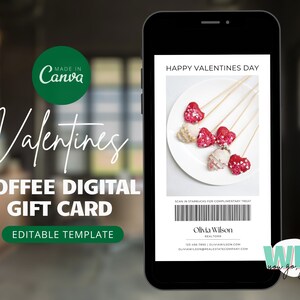 Valentines Day Text Message, Real Estate Template, Digital Coffee Gift Card, Digital Valentine Card, Realtor Gift, Real Estate Marketing