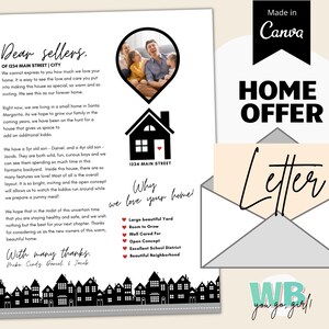 Plantilla de carta de oferta de vivienda, compra de vivienda, plantilla de carta de oferta de vivienda editable, carta de oferta del comprador, carta al vendedor, carta de oferta de vivienda