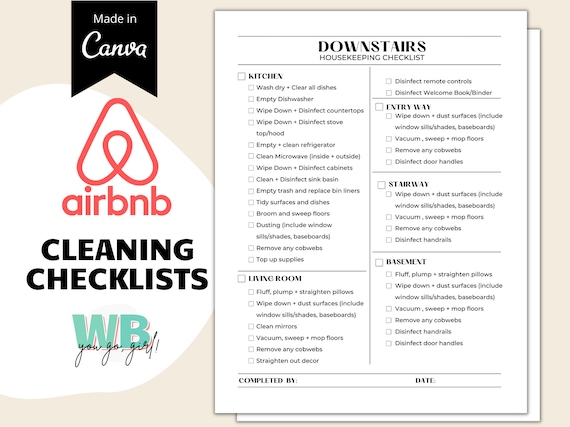 airbnb-cleaning-checklist-canva-editable-housekeeping-cleaning-planner