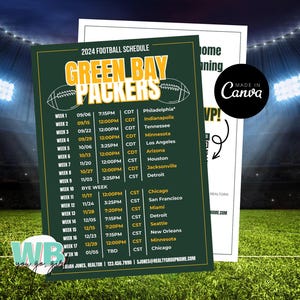 Realtor Fall Football Schedule, Green Bay Football Schedule, Real Estate Fall Marketing, Agent Football Mailer, Fall Real Estate Flyer
