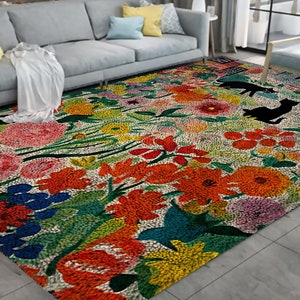 Kit di ganci a forma di fiore, kit di grandi tappeti con ganci a forma di per adulti, kit di ganci a forma di con decorazione natalizia in tela stampata