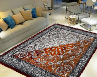 Bohemian Latch Hook Rug Kit: Retro Tapestry Carpet, DIY Craft