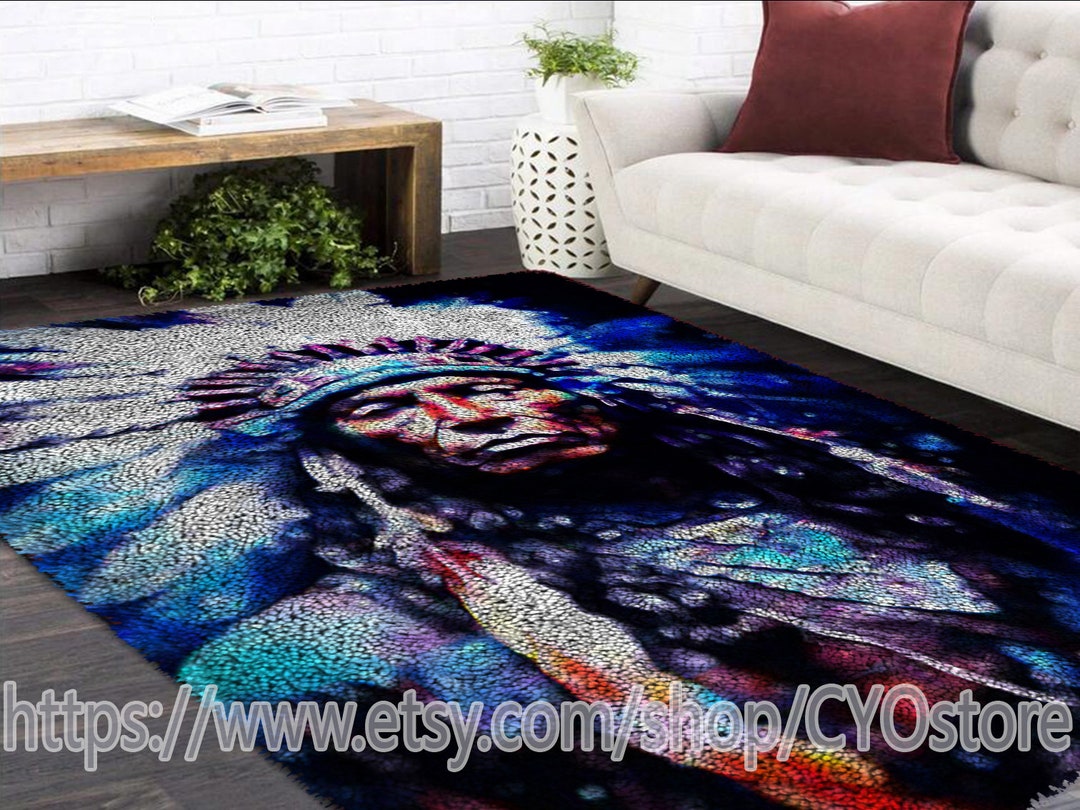 Native Americans Latch Hook Kits Large Latch Hook Rug Kit for Etsy