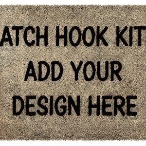 Photo Customization Latch Hook Kit DIY Rug Cushion Embroidery All Materials Included