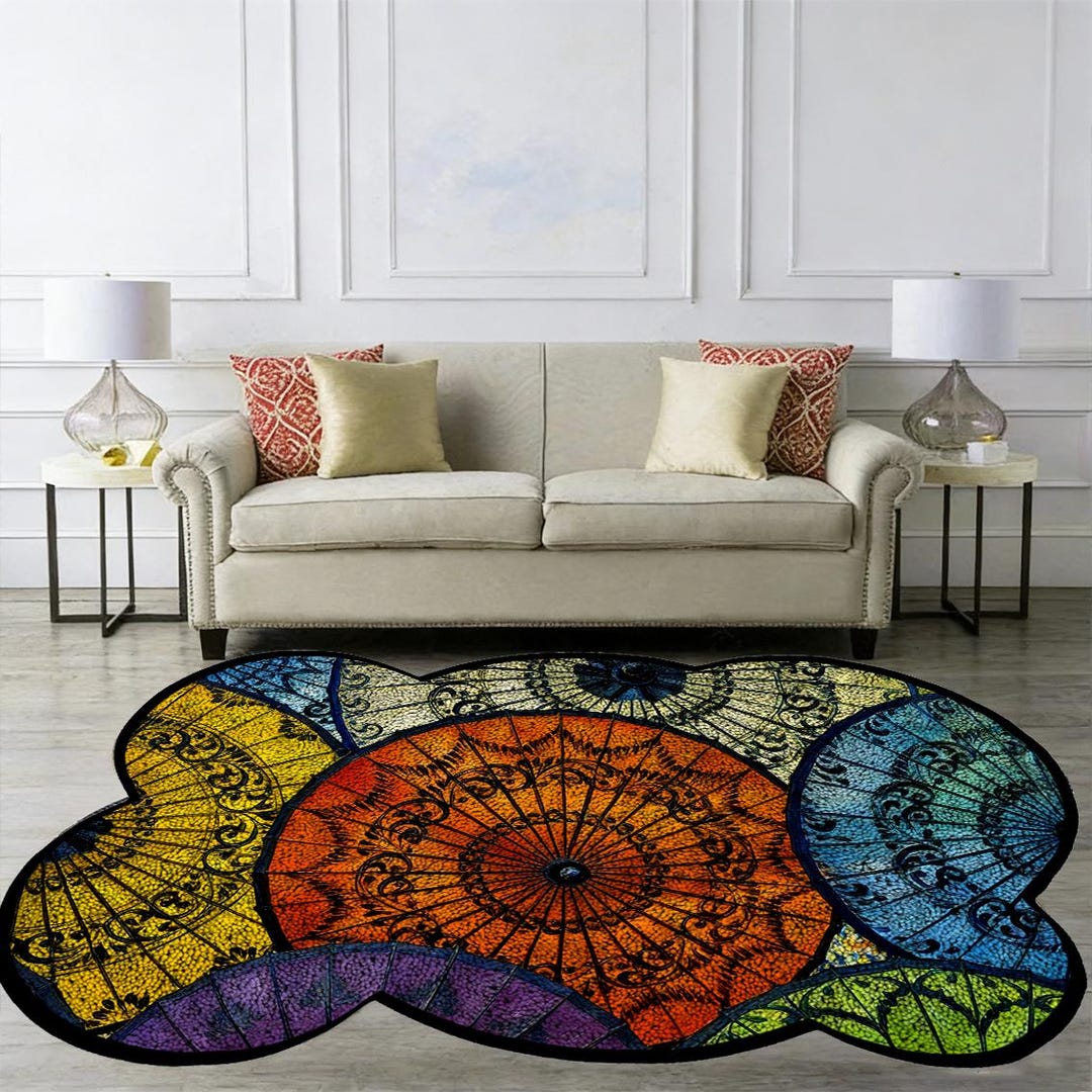Oil Paper Umbrella Latch Hook Rug Kit: DIY Tapestry Craft - Etsy