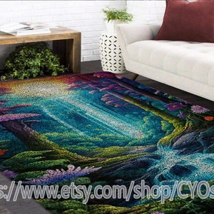 New  Latch Hook Kits, Large Latch Hook Rug Kit for Adults Latch Hook Kits with Printed Canvas /Multi functional/tapestry/carpet/gift/ Decor