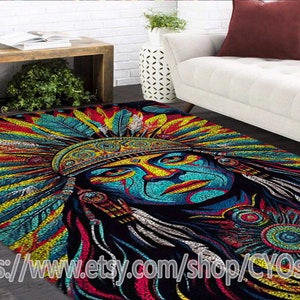 New  Latch Hook Kits, Large Latch Hook Rug Kit for Adults Latch Hook Kits with Printed Canvas /Multi functional/tapestry/carpet/gift/ Decor