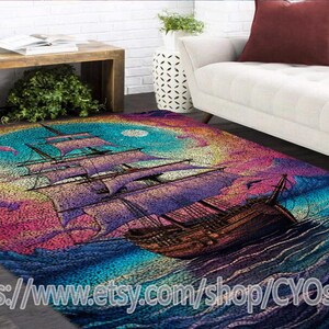 New  Latch Hook Kits, Large Latch Hook Rug Kit for Adults Latch Hook Kits with Printed Canvas /Multi functional/tapestry/carpet/gift/ Decor