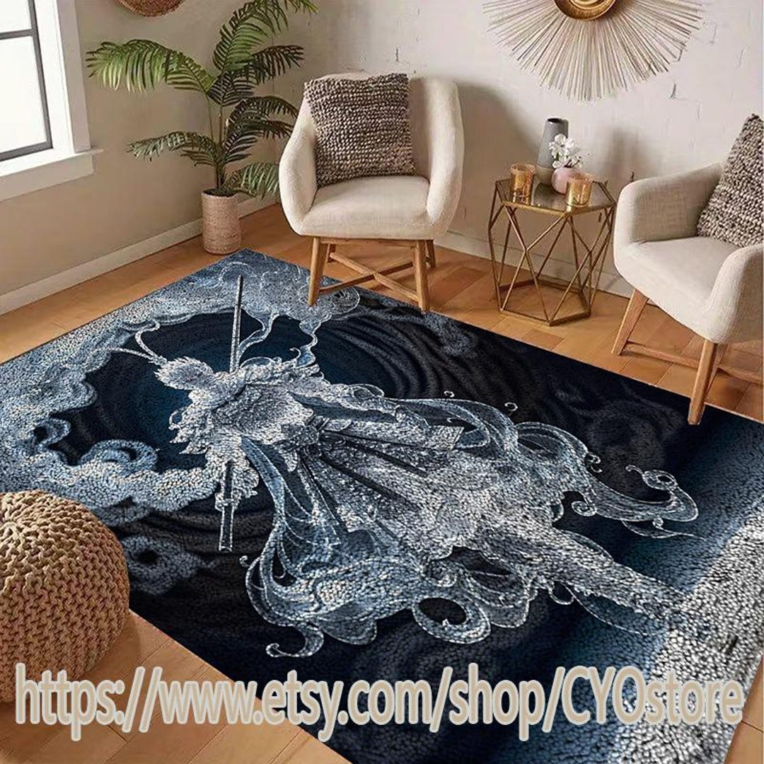 孫悟空ラッチフックラグキット：DIY刺繍タペストリーカーペット - Etsy