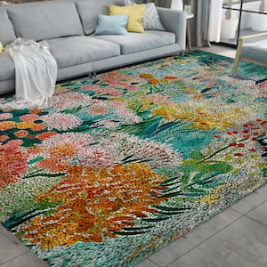 Kit di ganci a forma di fiore, kit di grandi tappeti con ganci a forma di per adulti, kit di ganci a forma di con decorazione natalizia in tela stampata