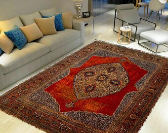 Bohemian Latch Hook Rug Kit: Retro Carpet DIY Craft