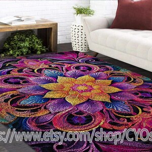 Latch Hook Kits, Large Latch Hook Rug Kit for Adults Latch Hook Kits with Printed Canvas /Multi functional/tapestry/carpet/gift/ Decoration