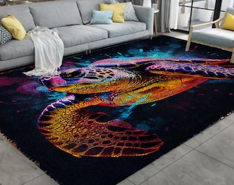 DIY Turtle Latch Hook Rug Kit: Christmas Decoration Tapestry