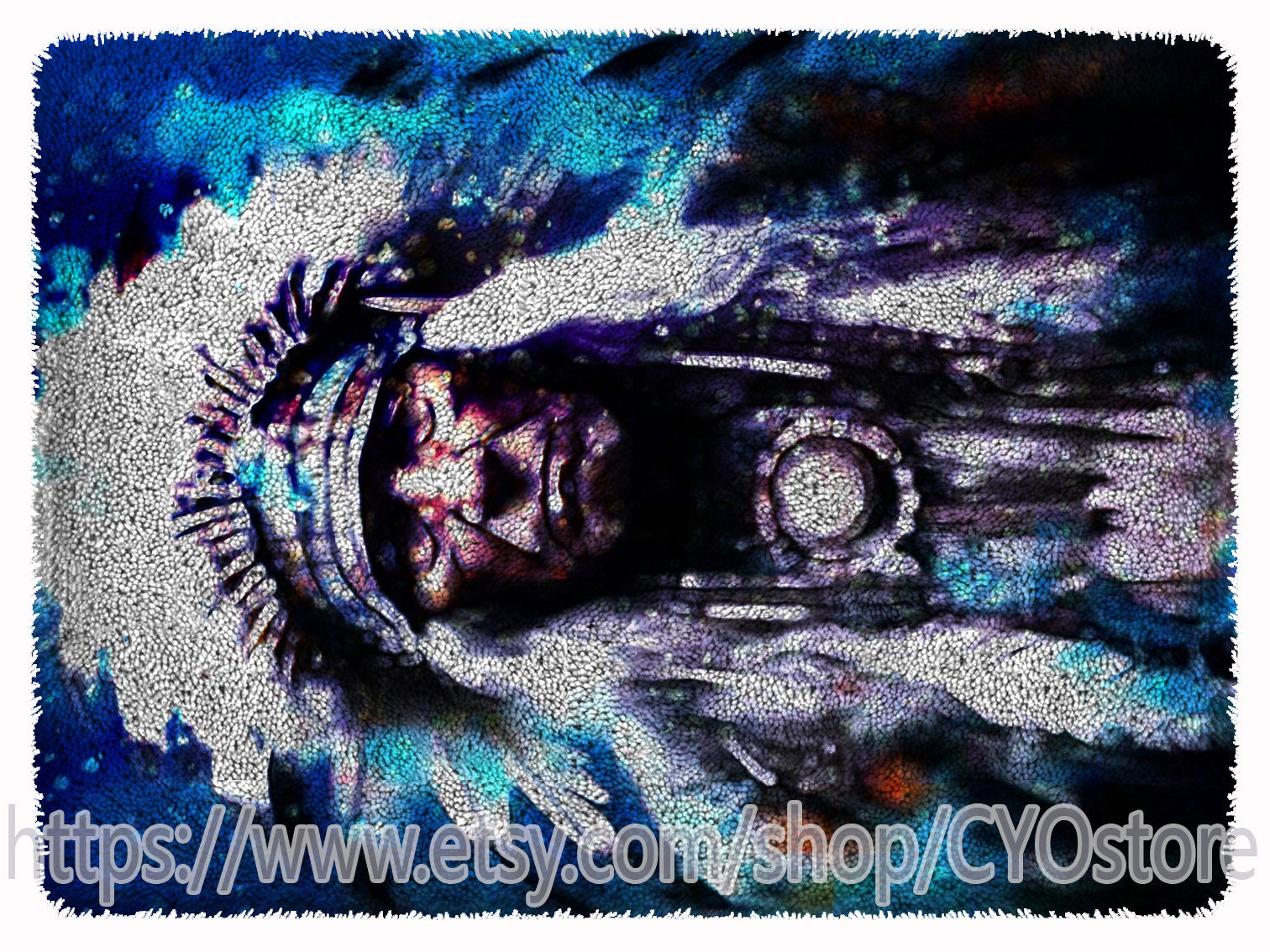 Native Americans Latch Hook Kits, Large Latch Hook Rug Kit for Adults