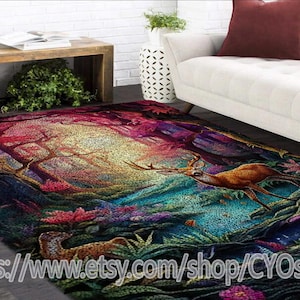 Latch Hook Kits, Large Latch Hook Rug Kit for Adults Latch Hook Kits with Printed Canvas /Multi functional/tapestry/carpet/gift/ Decoration