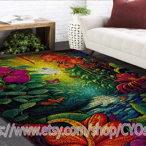 New  Latch Hook Kits, Large Latch Hook Rug Kit for Adults Latch Hook Kits with Printed Canvas /Multi functional/tapestry/carpet/gift/ Decor