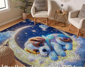 ラッチフック ラグキット 猫 ラッチフックキット手芸 (52X38cm) ラグマット 小さめ 長方形 プリントキャンバス付き かぎ針  ラッチフックキット ラグ コアラ ラッチフックキット 52X38cm ラグマット 小さめ 長方形 プリントキャンバス付き かぎ針編み DIY  ラッチフックラグ ... ラッチフックキット ラグ 動物 ラッチフックキット 52X38cm ラグマット 小さめ 長方形 プリントキャンバス付き かぎ針編み