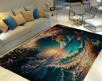 Kit Tapis Mural Au Crochet Malina - Thème Hivernal Yuletide 18"x24" Avec Crochet Inclus