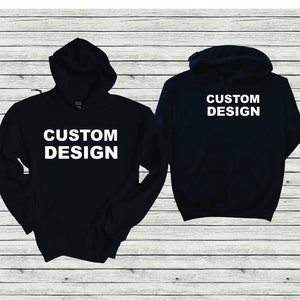 Custom Hoodie - Etsy