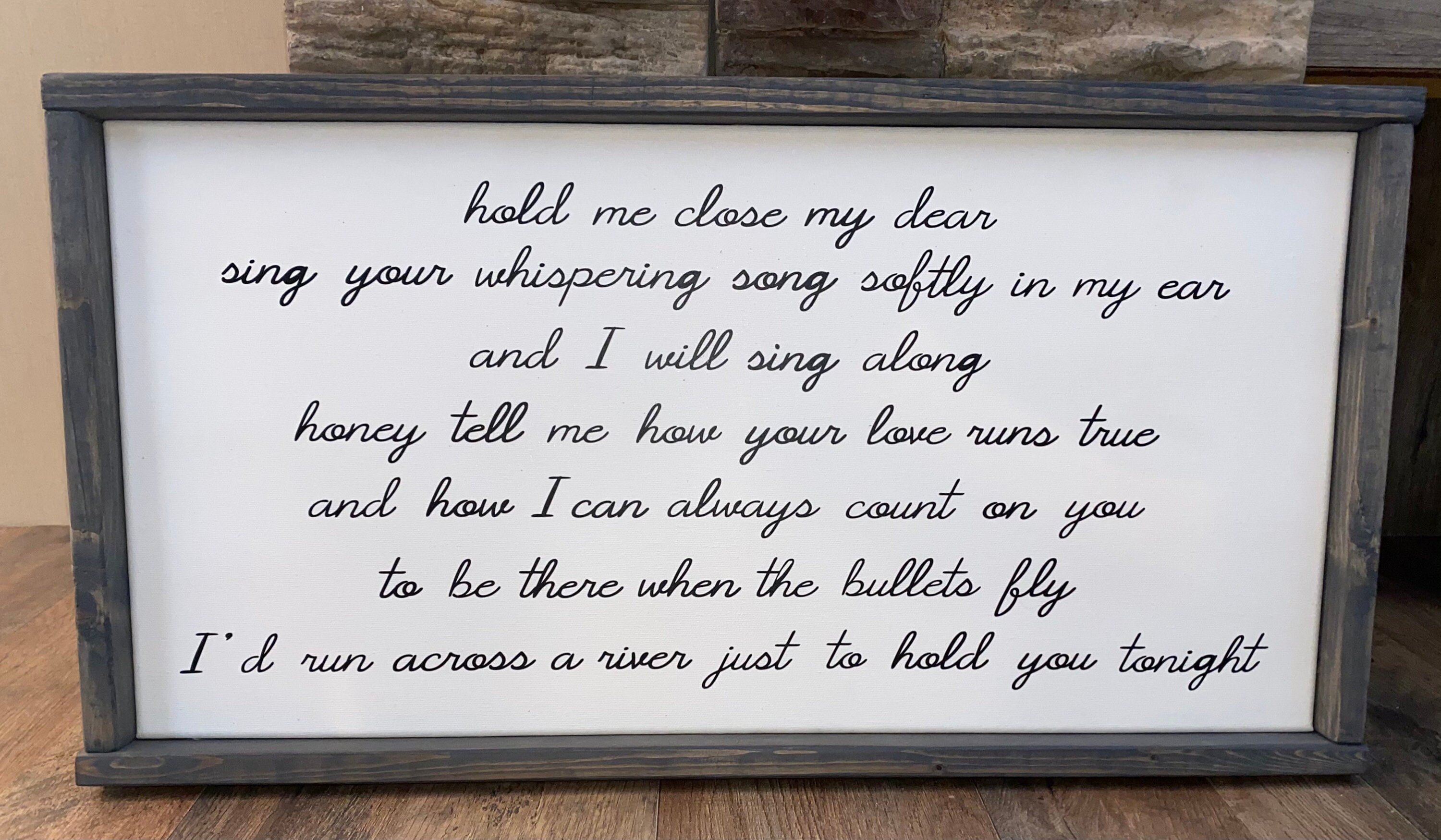 Feathered Indians song lyric signs. | Etsy