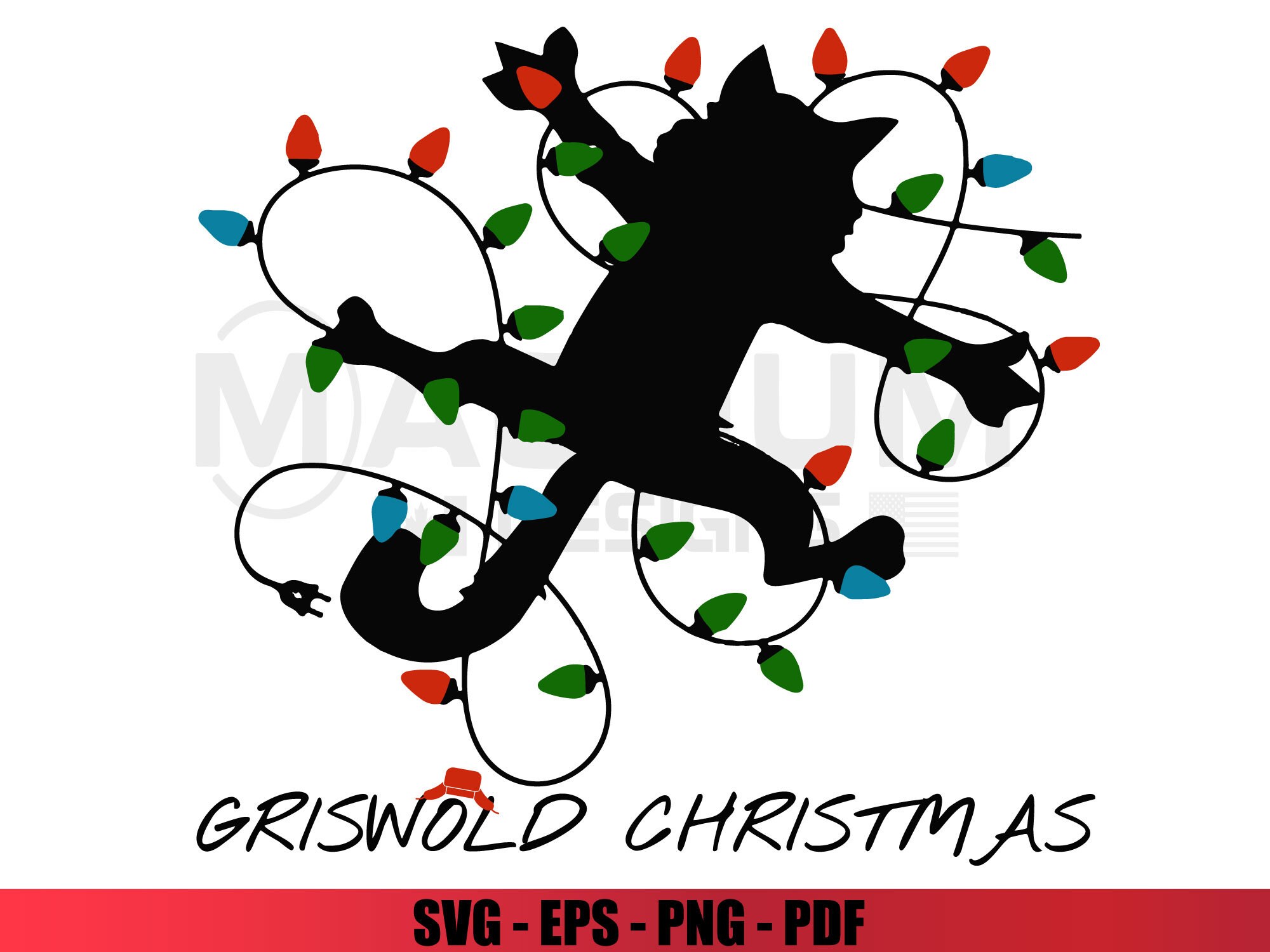 Christmas Vacation Fried Cat Christmas Design Griswold Family Etsy Canada