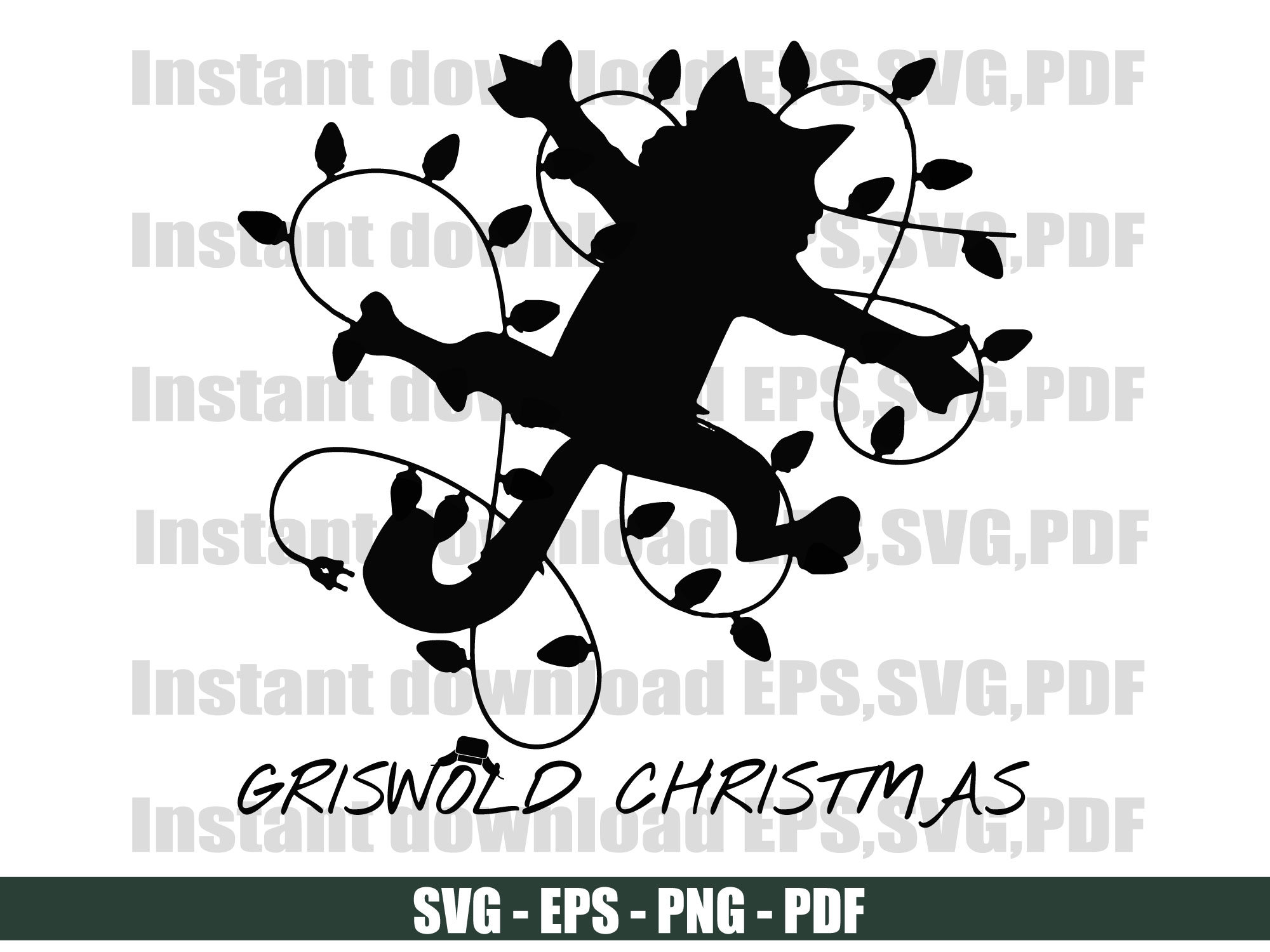 Christmas Vacation Fried Cat Christmas Design Griswold Family Etsy