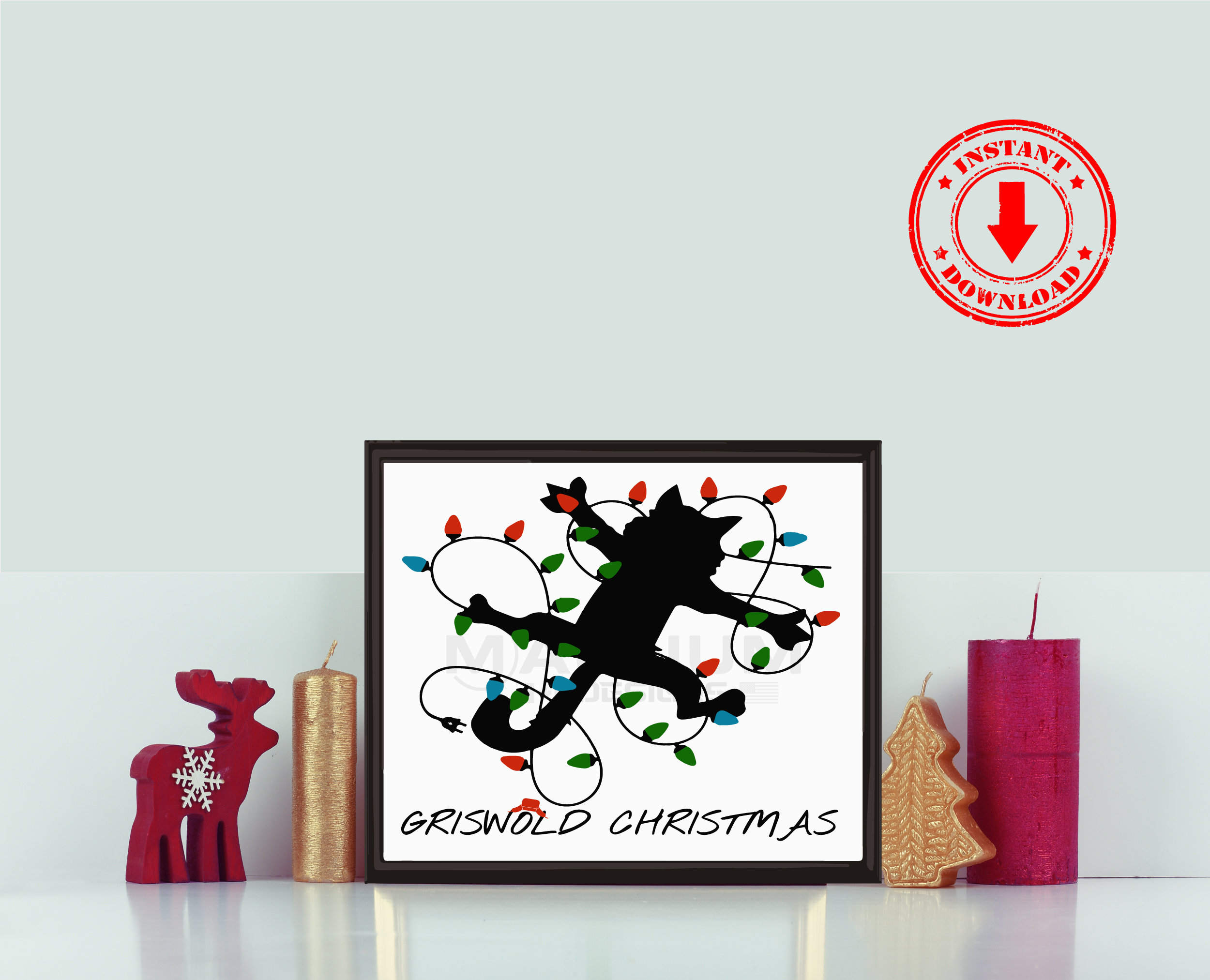 Christmas Vacation Fried Cat Christmas Design Griswold Family Etsy Canada