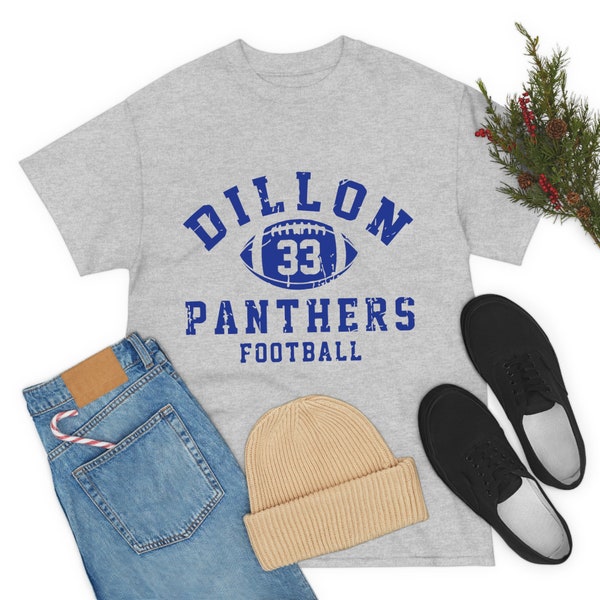 Friday Night Lights SVG Design: Tim Riggins, Dillon Panthers - Texas State football shirt. SVG features a bold Friday Night Lights graphic.