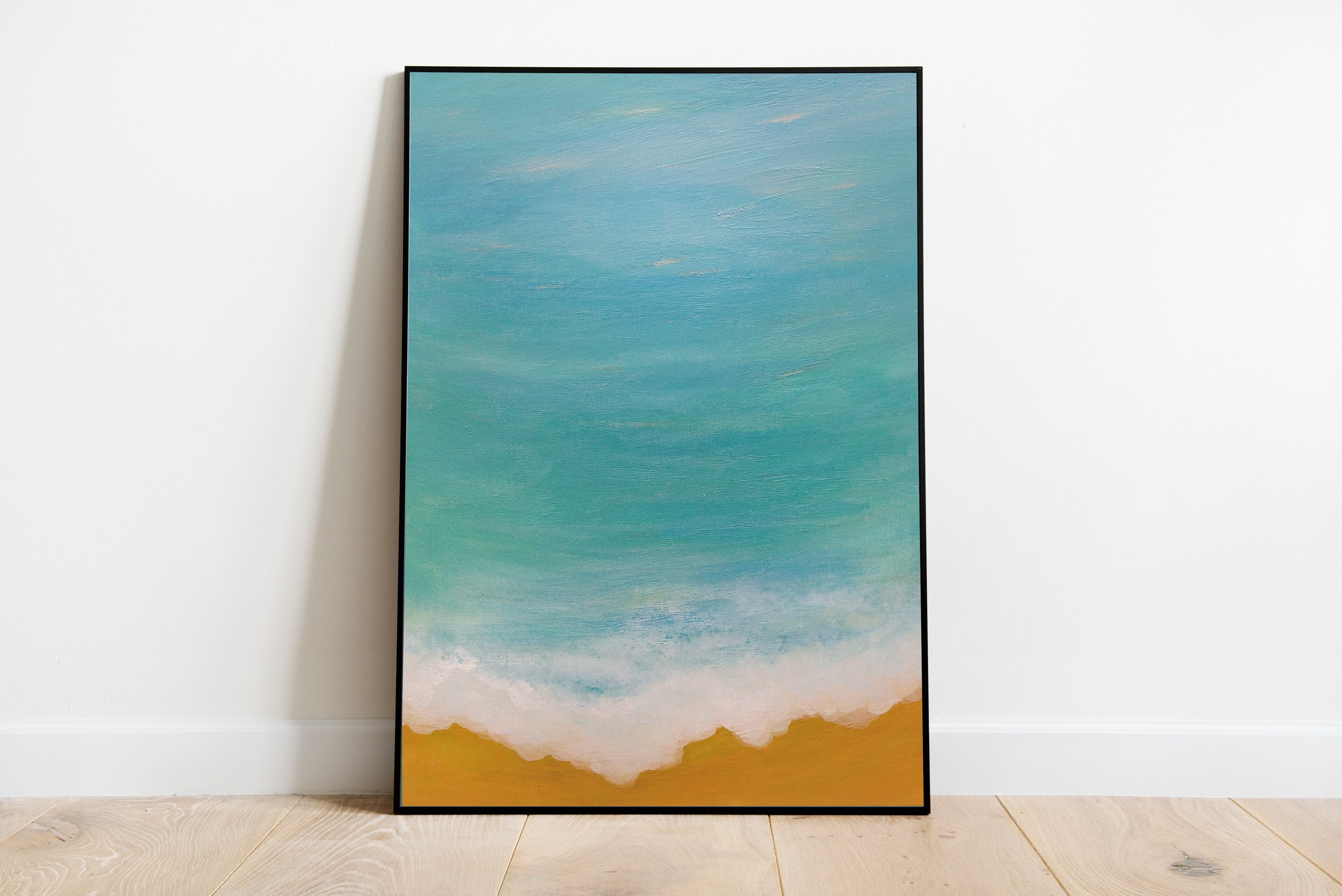 Printable Beach Wall Art, Instant Download, Printable Art Deco, Acrylic ...