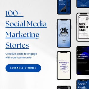 Digital Marketing Agency Templates | Social Media Coach Template | Social Media Manager Stories | Digital Marketing Story Template