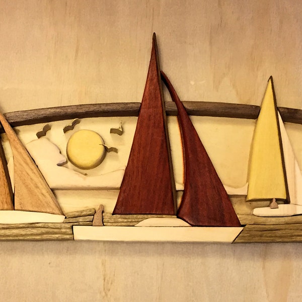Sailboat Wall Art Etsy