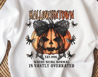 Halloweentown 1998 Pumpkin PNG, Retro Halloween Shirt Design (Digital Download)