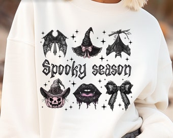 Spooky season png sublimation Halloween shirt design, digital download