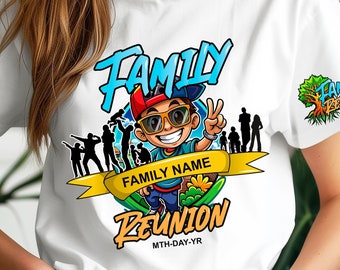 Family Reunion Shirt PNG, Custom Name Design (Digital Download)
