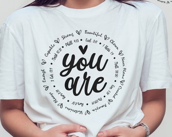 Inspiratie bijbelvers SVG, christelijk T-shirtontwerp (digitale download)