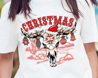 Cowgirl Christmas PNG, Western Sublimation Clipart (Digital Download)