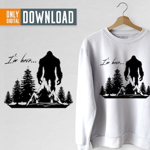 Bigfoot svg, Yeti svg, yeti clipart, yeti bundle, bigfoot clipart, sasquatch svg, big foot svg, mountain svg, camping, digital download