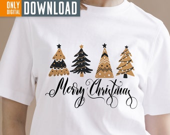 Feliz natal árvore sublimação png design, download digital