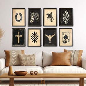 Western vintage  wall art digital prints, Western prints, Western minimal style art, Cowboy art, Country art, digital download