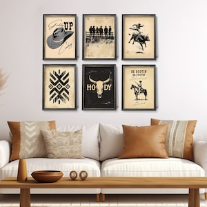 Western cowboy  wall art printable, Western wall art , Western wall art printable, minimalist art, digital download