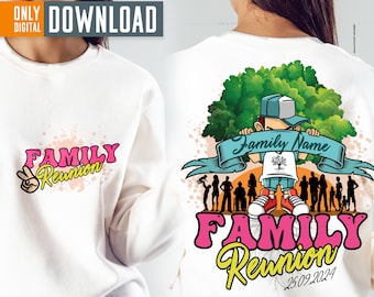 Family Reunion Design, Back Together PNG (Digital Download)
