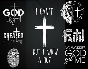 I Can&#39;t But I Know A Guy Jesus Cross Funny Christian Png File, Svg File Download For T-shirt, digital download
