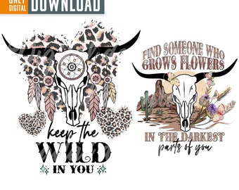 Western Cowgirl Png, Wild Designs (Digital Download)